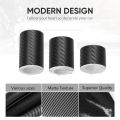 3cm *153 cm Car Sticker 3D Carbon Fiber Vinyl Wrap Sheet Roll Film Car Wrap Sticker Decals for Motorcycle Auto Car Styling Automobile car sticker black. 