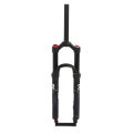 Bicycle Front Fork Black 26inch Bike Air Suspension Fork for Hiking. 