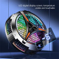 KOKKO X42 Cell Phone Cooler Fan With Temperature Digital Display Cooler Customized RGB Lighting Semiconductor Heatsink Cooling. 