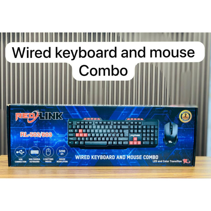 Redlink%20RL-503/603%20USB%20Wired%20Keyboard%20&%20Mouse%20Standard%20104%20Keys%20Ergonomic%20Multimedia%20Keyboard%20for%20PC%20Computer%20Desktop%20Laptop%20Keyboard%20and%20Mouse%20Combo%20-%20Image%202