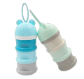 Portable Baby Food & Milk Powder Container 3 Separate Layers of Storage for Different Items. 