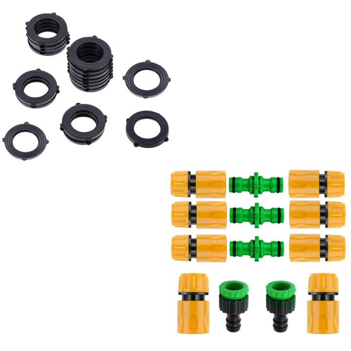 20x%20Garden%20Hose%20Washers%20Rubber%20Washers%20Seals,Self%20Locking%20Tabs%20Keep%20Washer%20&%2013Pcs%20Plastic%20Garden%20Hose%20Tap%20Connector%20Kit%20-%20Image%205