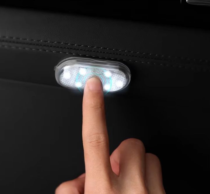 Reading Light In Vehicle Magnetic Touch Sensor USB LED Interior Light LED Lamp Car Ceiling Lamp ...