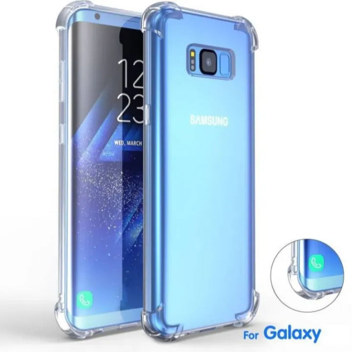 Samsung%20Galaxy%20S8/S8%20Plus/S9/S9%20Plus%20Transparent%20Shock%20Proof%20Case%20Clear%20TPU%20Back%20phone%20Cover%20-%20Image%204