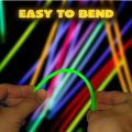【HUT】 50/1Pcs Party Glow Sticks Glow In The Dark Bracelets Necklace DIY Colorful Fluorescence Stick Xmas Wedding Party Decoration Prop. 