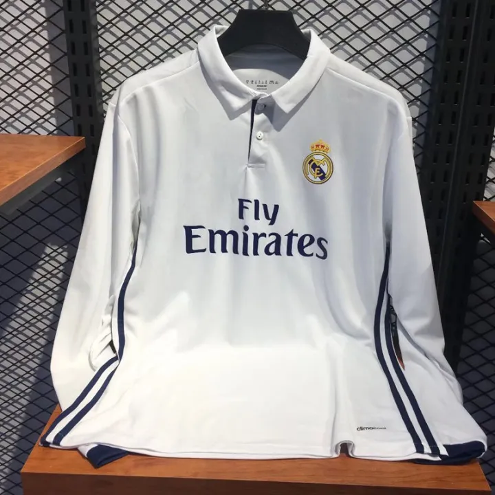 1617%20Real%20Madrid%20Jersey%20c%20Short-Sleeved%20Soccer%20Suit%20Men's%20Summer%20Long-Sleeved%20Team%20Uniform%20Customization%20-%20Image%202