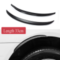 Carbon Fiber Rubber Car Wheel Eyebrow Universal Protector Trim Fender Flare Extension Arches For Cars Mud Flap Splash Guards. 
