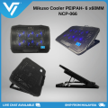 6 Fan 2 USB Laptop Cooler Cooling Pad Notebook Computer USB Fan Stand. 