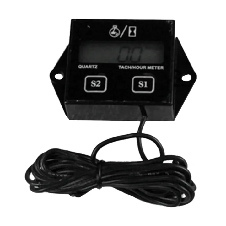 Engine%20Digital%20Display%20Tach%20Hour%20Meter%20Gauge%20Inductive%20Speedometer%20Car%20Stroke%20Tachometer%20Motorcycle%20Lawn%20Mower%20Durable%20-%20Image%202