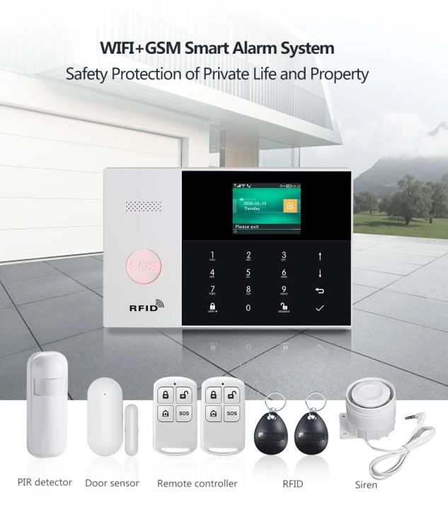 PGST%20PG%20105%20TUYA%20Security%20Alarm%20System%20WiFi%20Gsm%20RFID%20Home%20Burglar%20Security%20Alarm%20Home%20Kit%20Wired%20And%20Wireless%20Smart%20Life%20APP%20Control%20-%20Image%2010