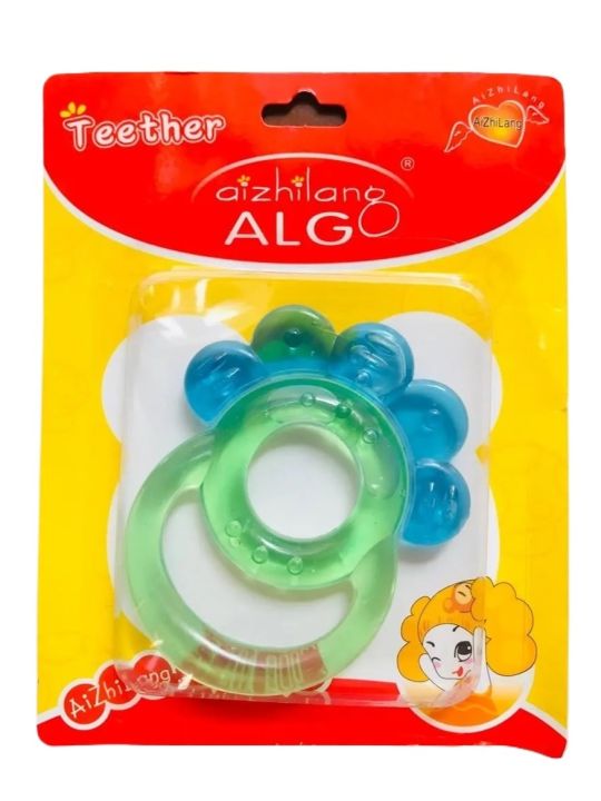 Water (taa) Filled Toy Aizhilang Algo Teether for baby Random shape -1pc