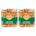 Dhampure Speciality Gur Gud Chana, 400g (200g x 2) | Channa Snacks with Natural Jaggery with Roasted Chickpeas Healthy Lite Snacks with No Added Sugar Preservatives Chemical Color, Natural Flavor (FROM INDIA) SAB. 