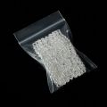 25pcs 5x7cm Transparent Plastic PE Clear Ziplock Pouch Bags For Gemstones, Diamond, Pearl, Beads, Jewelry, Organic Powder, Candy, Nuts Etc.. 