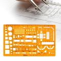 Templates Stencil Ruler Drafting Tools Architecture Interior Design Building. 