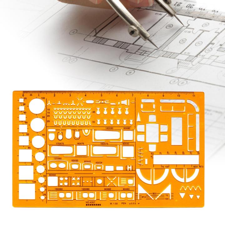 Templates Stencil Ruler Drafting Tools Architecture Interior Design Building
