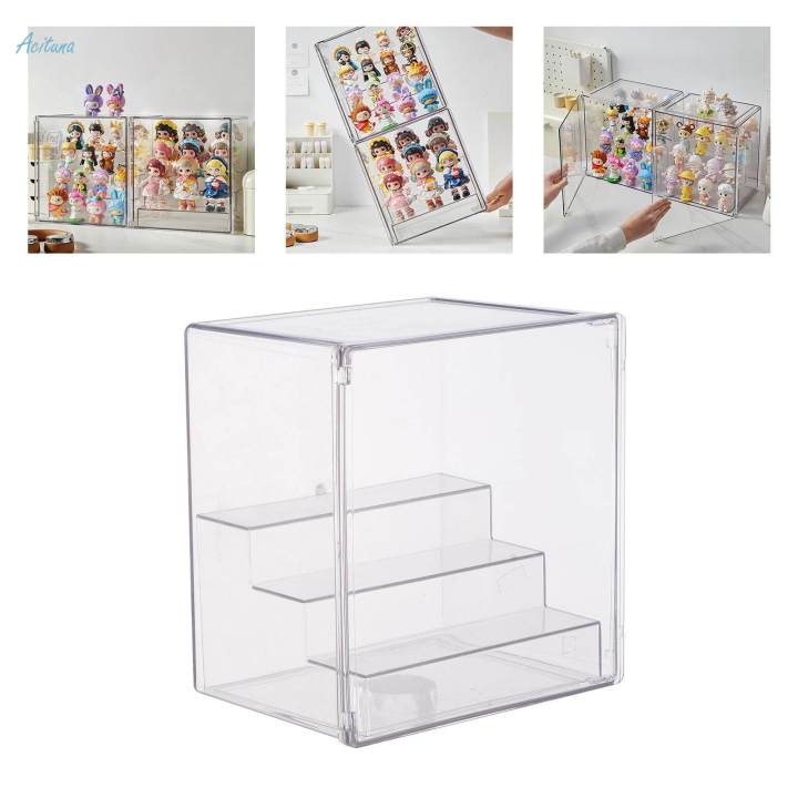 Showcase%20Storage%20Organizer%20Stackable%20Figures%20Display%20Stand%20Display%20Case%20Clear%20with%20steps%20-%20Image%202
