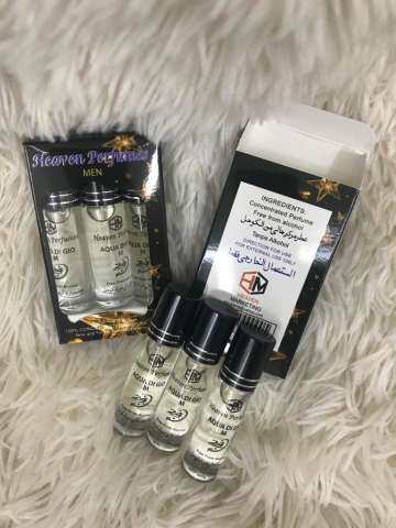 MINYAK WANGI ATTAR 3-in-1 (6ml x 3pcs) NON-ALCOHOL / ROLL-ON for **MEN** !!HEAVEN PERFUMES!! MINYAK ATTAR 3IN1 AQUA DI GIO (M) (FROM MALAYSIA)
