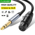 3.5 mm to XLR 3 Pin Male to Female Stereo Audio Cable For Microphone Phone Amplifier Computer Speaker Guitar Mixer Adapter Cable. 