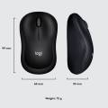 logitech M220  wireless Mouse With USB Receiver Black Color. 