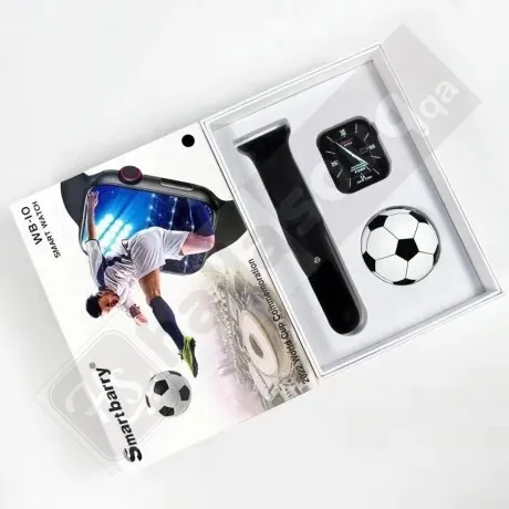 Smartbarry%20WB-10%202022%20Football%20Commemoration%20with%20earbuds%20smartwatch%20-%20Image%202