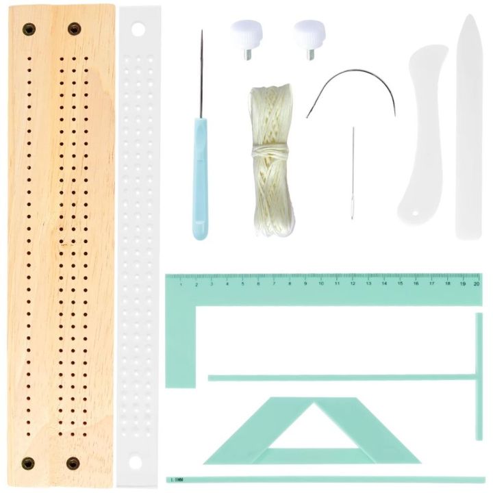 Cardboard Hand Bookbinding Bookbinding Ruler Set Great Stencils ...