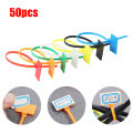 4X150mm 50pcs Zip Plastic Self-locking Nylon Cable Winder Labels Wire Ties Tag tools. 