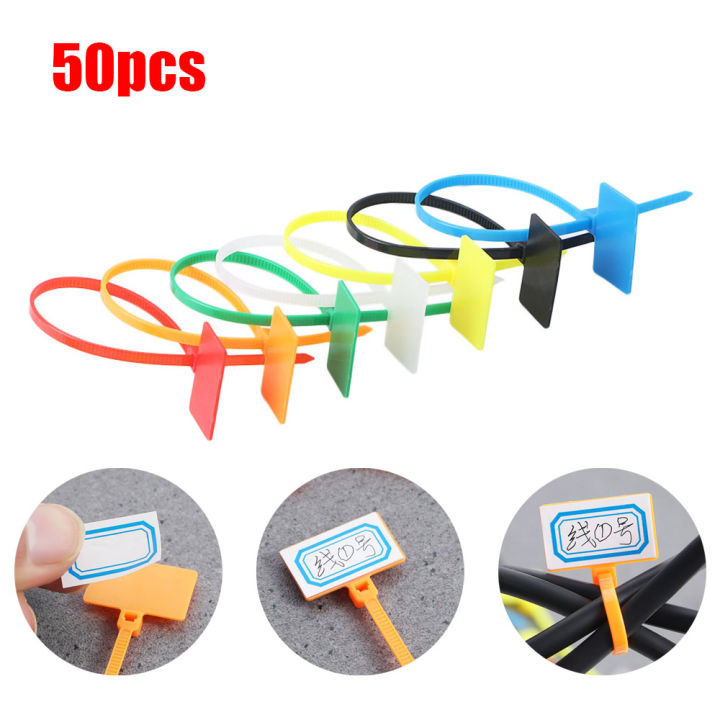 4X150mm%2050pcs%20Zip%20Plastic%20Self-locking%20Nylon%20Cable%20Winder%20Labels%20Wire%20Ties%20Tag%20tools%20-%20Image%205