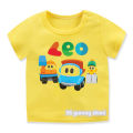 2022 T-Shirt For Boys Cute Leo The Truck Tv Show Cartoon Print Children'S T Shirt Funny Toddler Baby Tshirts Casual Kids Yellow. 