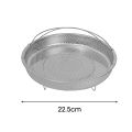 Stainless Steel Food Steamer Rack Basket Pressure Cooker Steamer Basket With Handle Steaming Grid Drain Drainer Cooking Utensils 1Pcs. 