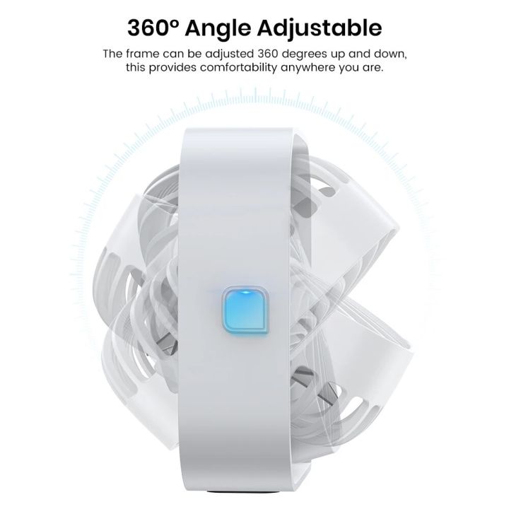 TOPK%20USB%20Desk%20Fan%20360%C2%B0%20Rotation%20Adjustment%20Portable%20Cooling%20Fan%203%20Speed%20Ultra%20Quiet%20Powerful%20Mini%20Table%20Fans%20For%20Home%20OfficeUSB%20Fan%20-%20Image%204