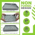 Mini Ice Cube Tray with Bin & Scoop Ice Tray for Mini Fridge Freezer Crushed Ice Tray for Chilling Drinks Coffee Juice. 