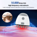 LeiyanSales promotion Electric Head Massager Comb High Frequency Vibration 625nm Scalp Roots Applicator Hair Growth Oil Serum Nourish Massage Brush. 