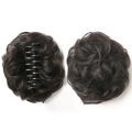 New 2024 Bun Head Wig Hairpiece Wig Claw Clip Natural Fluff Artificial Hair Updo Female. 