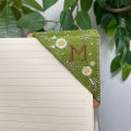 【SkinHorizon】Cloth Easy-to Hand Embroidered Bookmark For Students And Book Lovers Easy-to- Corner Bookmark Sleek. 