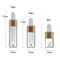 15 ml cap pipette bottle 5 aromatherapy bottles rose gold 1 piece mini dropper bottle glass empty essential oil ml 10 ml. 