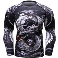 【8 50mm】 MMA Bjj Jiu T Shirts Muay Thai t shirt Kickboxing Tees Breathable Boxing Fighting MMA Clothing. 