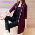 Women Winter Jacket Stylish Women's Fall Winter Jacket Open Stitch Cardigan Warm Coat with Pockets Southeast Asian Buyers' Favorite Spring Autumn Women Jacket. 
