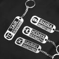 Door, car number, mobile phone, customized name, keychain number, address, company logo, pendant, nameplate, friend, gift. 