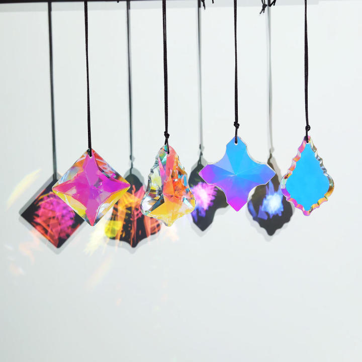 Handcrafted%20%20Prism%20Window%20Ornament%20Sparkling%20Faceted%20Suncatcher%20Glass%20%20Colorful%20Rainbow%20Maker%20for%20Garden%20Accessory%20Home%20Decorating%20Light%20Catching%20Gift%20Item%20Sunlight%20Dispersion%20-%20Image%203