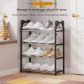 Assembly Shoe rack Stylish Multi-layered Removable Shoe cabinet ear design Shoe Rack for Home organization Dorm room Students Shoe storage solution Balcony decoration Home Balcony. 