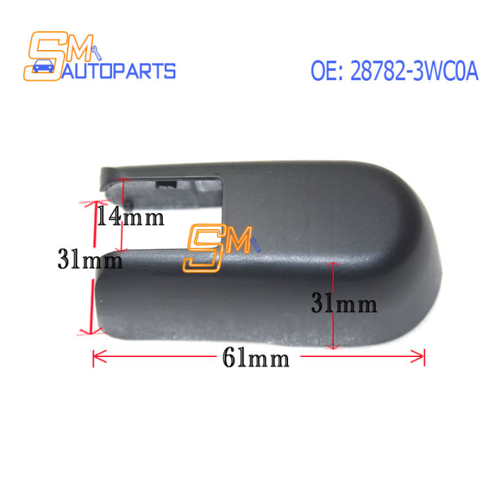 New Rear Windshield Wiper Arm Cover Cap 28782-3WC0A 287823WC0A For 2013-2020 Nissan Versa Note/ E12