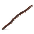 10 Beads Massager Body Natural Carbonized Beech Wood Scraping Massage Stick Back Massager SPA Therapy Point Guasha Relax Tool. 