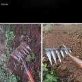 Weeding Rake Garden Weeding Tool for Farming Vegetable Plowing Tilling Soil. 