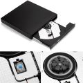Usb External Cd Vcd Dvd Player Optical Drive Writer For Pc Desk Computer. 