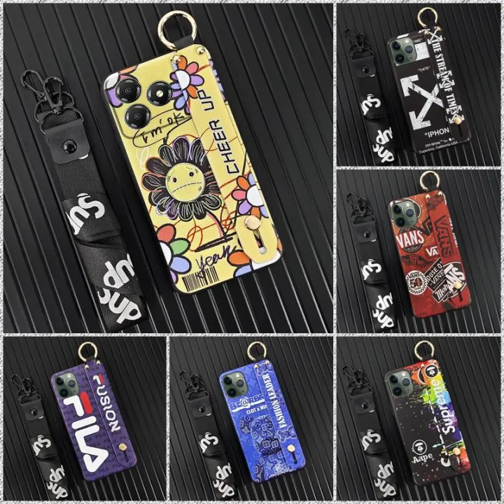 Durable%20Protective%20Phone%20Case%20For%20ZTE%20Blade%20A36%204G/Z2472%20Wristband%20Silicone%20Back%20Cover%20Wrist%20Strap%20Fashion%20Design%20Trendy%20-%20Image%207