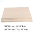 10 Pieces Wood Sheets Board Thin Plywood Board for Making Plane Model Crafts 100x50x2mm. 