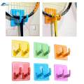 6Pcs Badminton Racket Hook Wall Hook Wall Mounted Racket Rack for. 