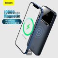 Baseus PD 20W Power Bank 10,000mAh With Magnetic MagSafe Wireless Charging & USB-C. 