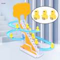 2x 3Pcs Roller Coaster Toy Accessories Slide Stairs Toy Spare Part Game Parts for Kids , Duck. 