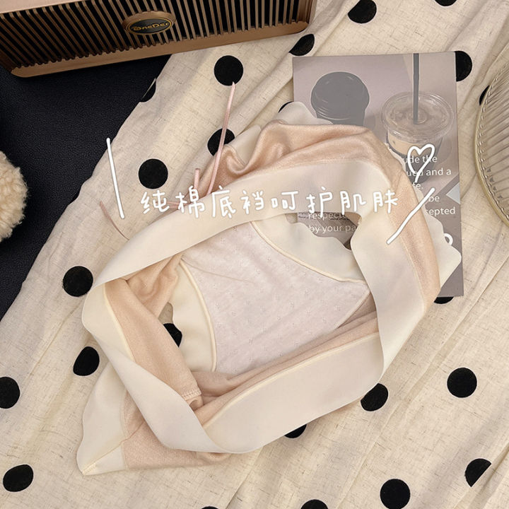 Chen%20Zhiyou%20Cream%20Skin%20Feeling%20Soft%20Glutinous%20Underwear%20Women's%20Big%20Elastic%20Mid-Waist%20Hip%20Bag%20Simple%20Purified%20Cotton%20Crotch%20Cloud%20Briefs%20-%20Image%205